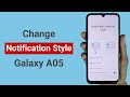 How To Change Notification Pop Up Style In Samsung A05