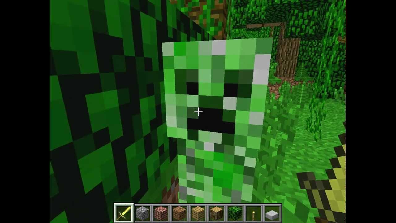 Minecraft Sad Creeper - YouTube