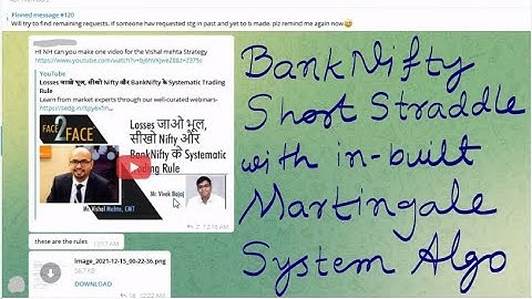 Hack to make Short Straddle with in-Built Martingale System Tradetron Algo