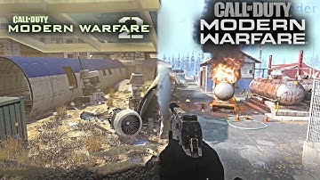 Map comparison SCRAPYARD - MW2 vs Modern Warfare 2009 vs 2020