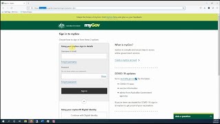 Using MyGov and Online Services for Individuals screenshot 5