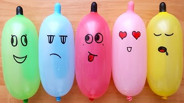 Oddly Satisfying Slime with Funny Balloons ! Making Crunchy Slime with Balloons ! ASMR