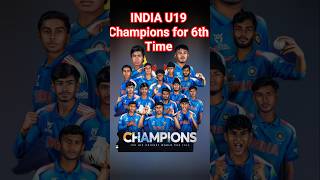 #india lifiting 6th time #U19 #worldcup #jaiho #cricket #shorts #trending #viral #youtubeshorts #ipl