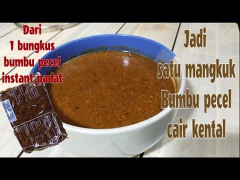 Cara Memasak Bumbu Pecel Yang Sudah Jadi