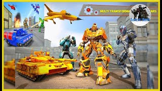 Tank Robot Game | Fight with Robots | Robot Transformer Games | New Games 2021 | Gameru Bros screenshot 4