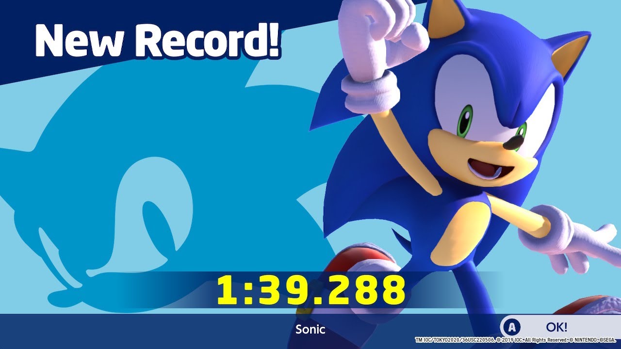 (Former WR) Mario & Sonic 2020: Dream Racing in 1:39.288