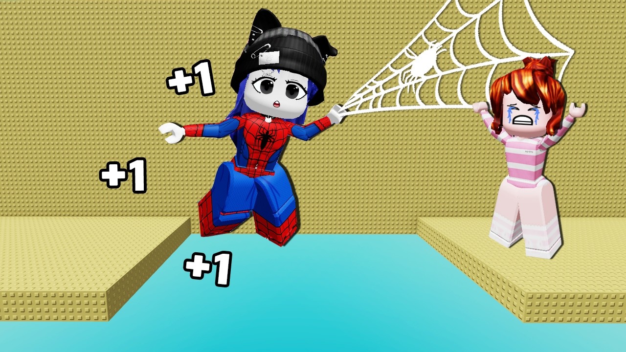 ใช้ชีวิตเป็นสไปเดอร์แมน 25 ชั่วโมง! | Roblox 1 Web Swing Escape