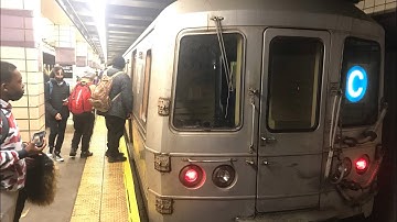 Roblox C via D Line: 11 Car R188 On The (D) Line Arriving And Departing 155 St!!!!!