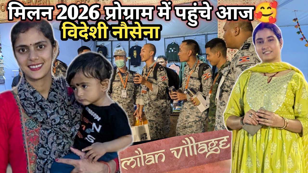 Navy Quater se nai dost ke sath aaj gaye Milan Village ♥️