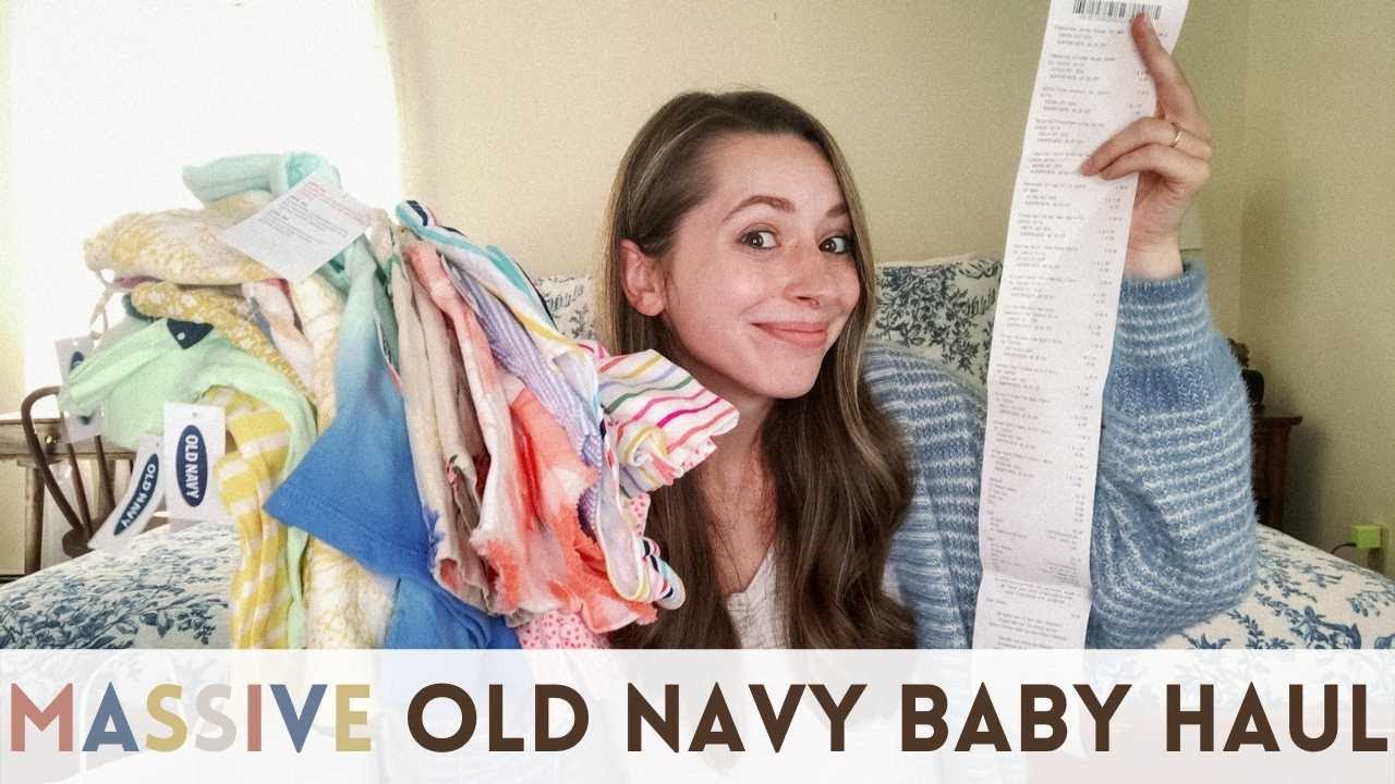 MASSIVE Old Navy Baby Clothing Haul!! YouTube