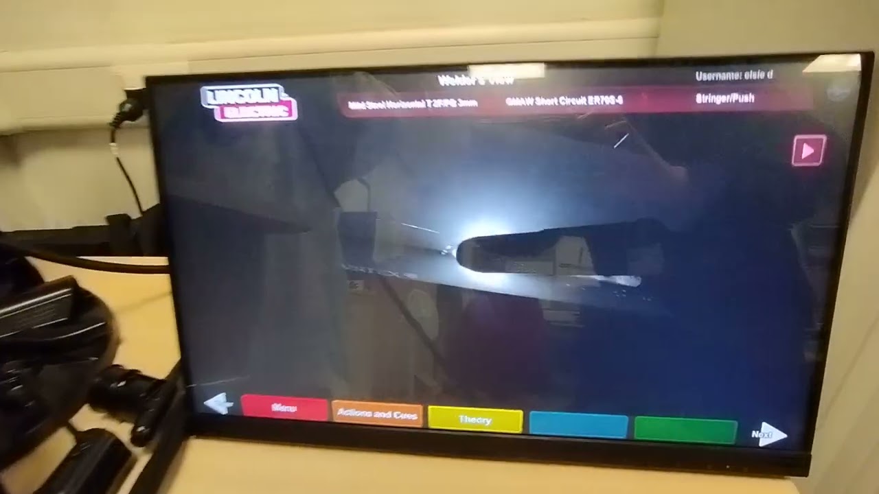 VR Welder M7ELC using the Lincoln Electric system.