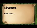 Lcureuil  marie litra