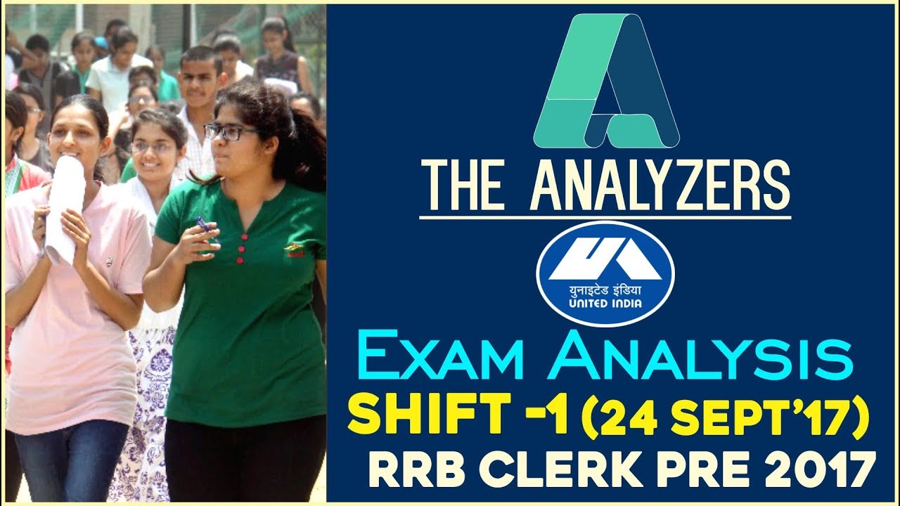 The Analyzers - Exam Analysis Of IBPS RRB CLERK PRE 2017 (Shift -1)| 24th September 2017