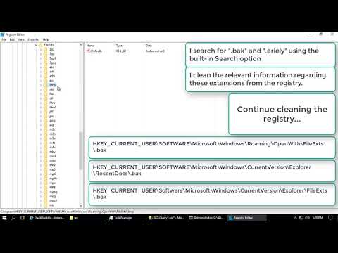 Remove File Type Associations - Windows 10 & Server 2016