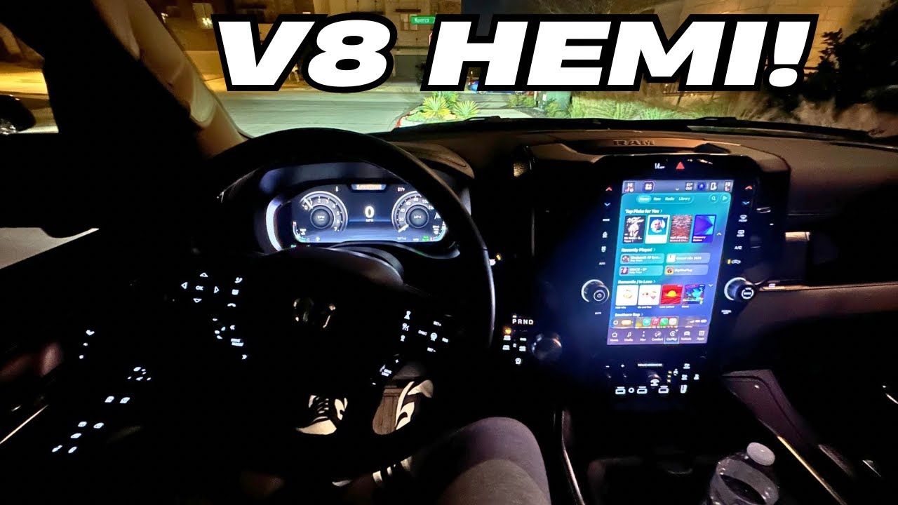 Каково это — управлять новым Ram 1500 V8 Hemi 2026 года | Ночная поездка от первого лица