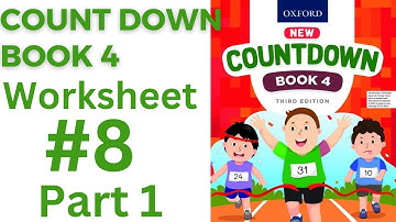 worksheet class 4| Worksheet 8|countdown book 4 Worksheet  8| class 4 worksheet 8@ytacademy198