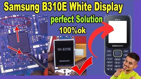 Samsung guru music 2 white display || sm-b310e white display || automatically on || auto on start