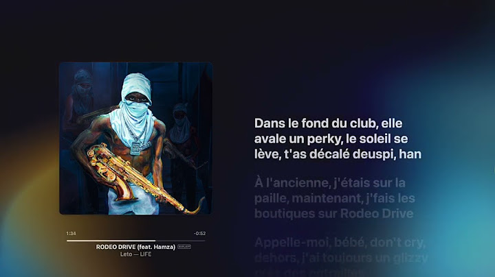 Leto - RODEO DRIVE (Paroles) (feat. Hamza)