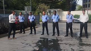 Basic security training, Usage of mirror detector & matel detector by Mr. M S.Logaraj.