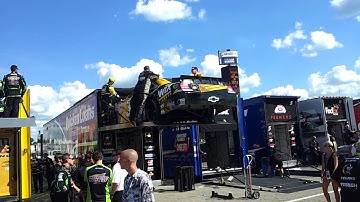 Loading Up and Headed Home After Top 10 Finish