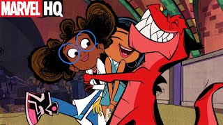 Devil On Her Shoulder | Marvel's Moon Girl and Devil Dinosaur | @disneychannel x @MarvelHQ