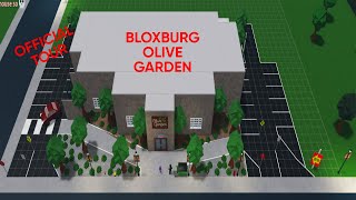 | OLIVE GARDEN TOUR| Bloxburg Builds