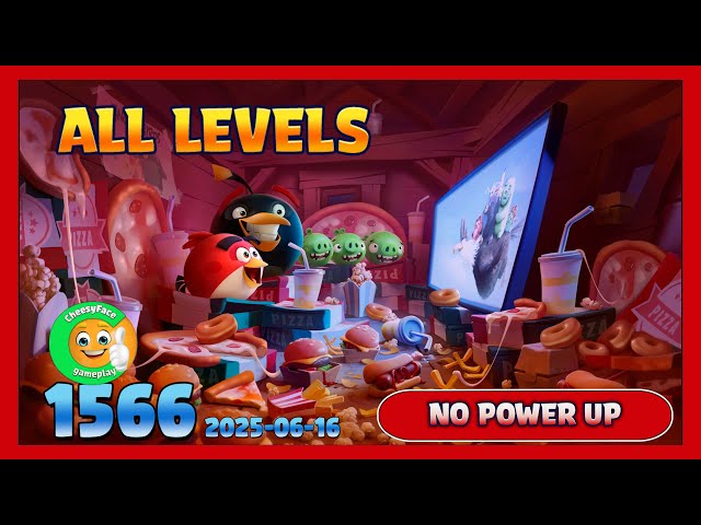 ALL LEVELS - HOW TO GET 3 Stars ANGRY BIRDS FRIENDS