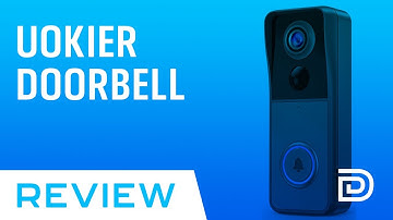 Uokier Wireless WiFi Video Doorbell Camera Review // Cloudedge App Setup