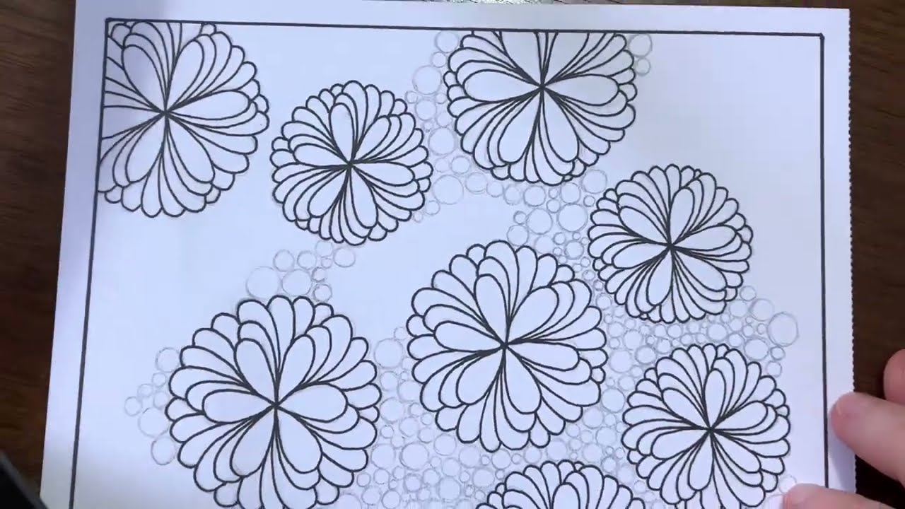 Easy #zentangle #drawings #forbeginners #zentanglelovers 