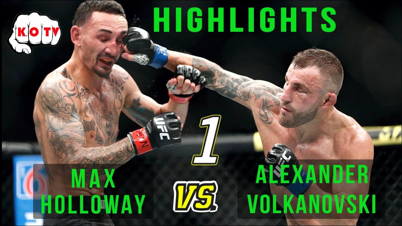 himmelsk mus eller rotte Tag telefonen Alexander Volkanovski Vs Max Holloway | MMA Highlights | 15.12.19 - YouTube