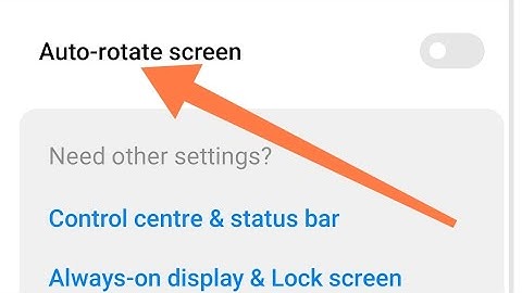 how to enable auto rotate screen redmi note 8,redmi mobile me auto rotate screen enable kaise kare