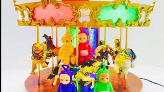 Teletubbies Ride The Musical Carousel Merry Go Round Toy