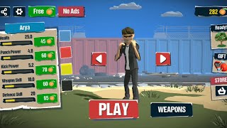 City Fighter vs Street Gang - Gameplay | Part #2 | Mobile Game | Skeleton Play screenshot 5