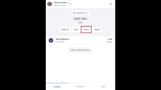 How to Send XDC & XRC20 tokens from BlocksPay wallet. #crypto #blocksscan #multichain #xdc #eth