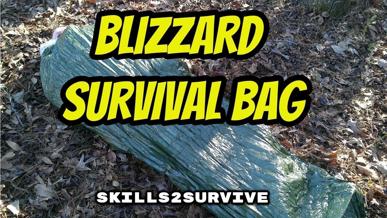 BLIZZARD SURVIVAL SLEEPING BAG Review and Test YouTube