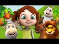 dyr lyd sang | 3D barn rimer | Animal Sound Song | Little Treehouse Norsk | Barnesanger på Norsk