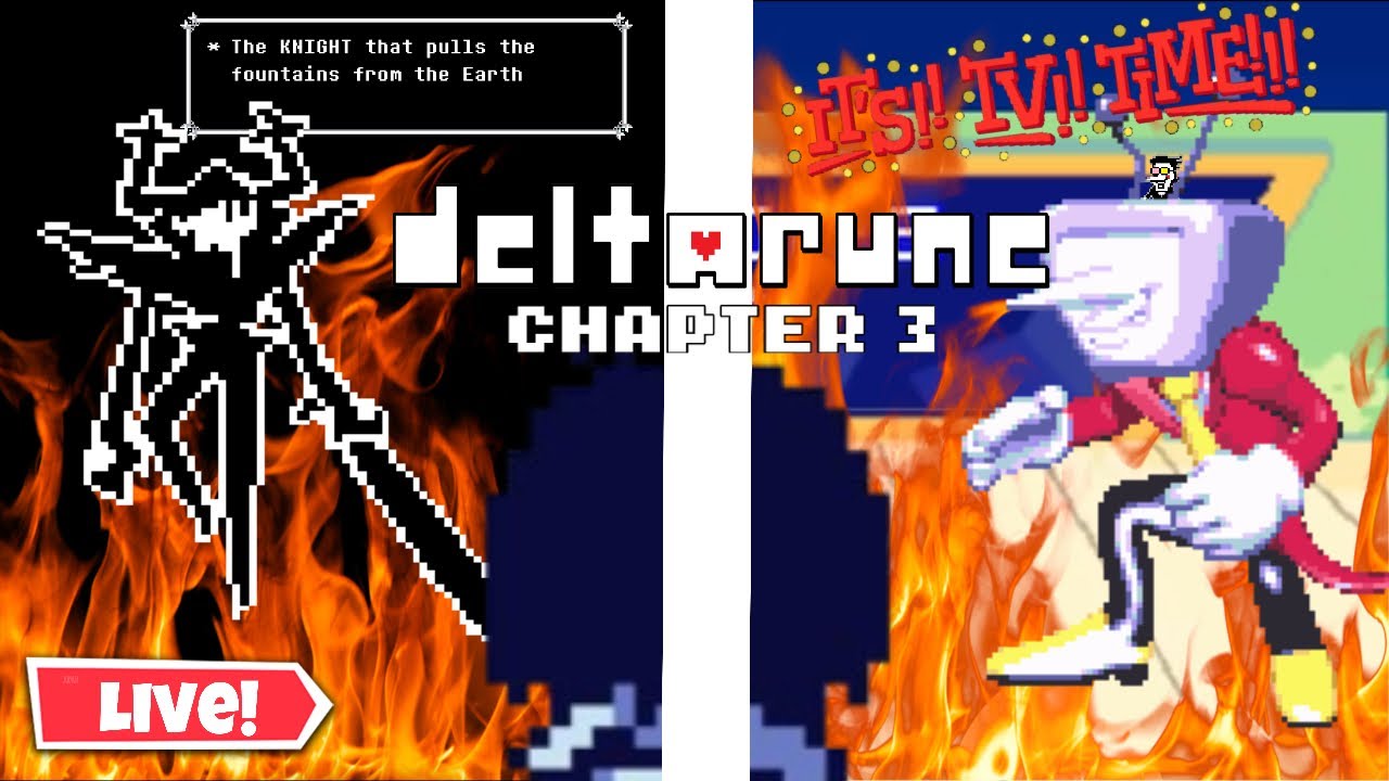 🔴 DELTARUNE CHAPTER 3 (LIVE) 🔴