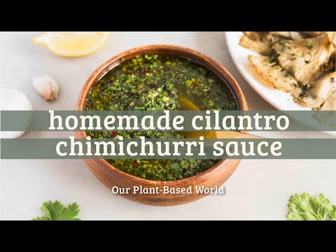 Best Homemade Cilantro Chimichurri Sauce
