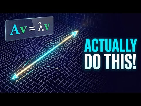 Eigenvalues and Eigenvectors: What they actually do? | Visualization