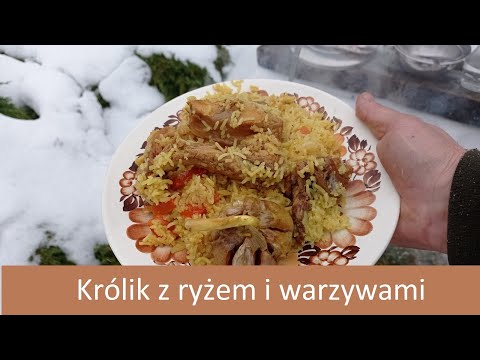 Potrawy z kazana - królik z ryżem i warzywami (FOOD RECEPIES)