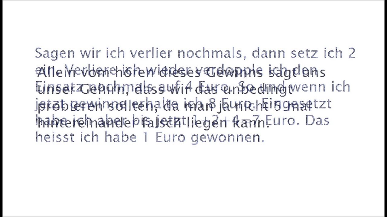 Roulette Verdoppeln System wiederlegt YouTube