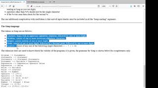 CSCI 485 (Compilers): simple C tokenizer