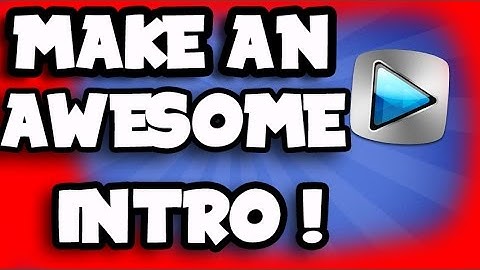 How to make an intro in Sony Vegas 2016 !