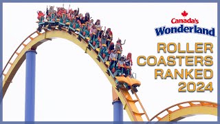 Canada's Wonderland All Roller Coasters Ranked 2024