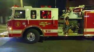 Elmsford E237 & TL21 responding to a call