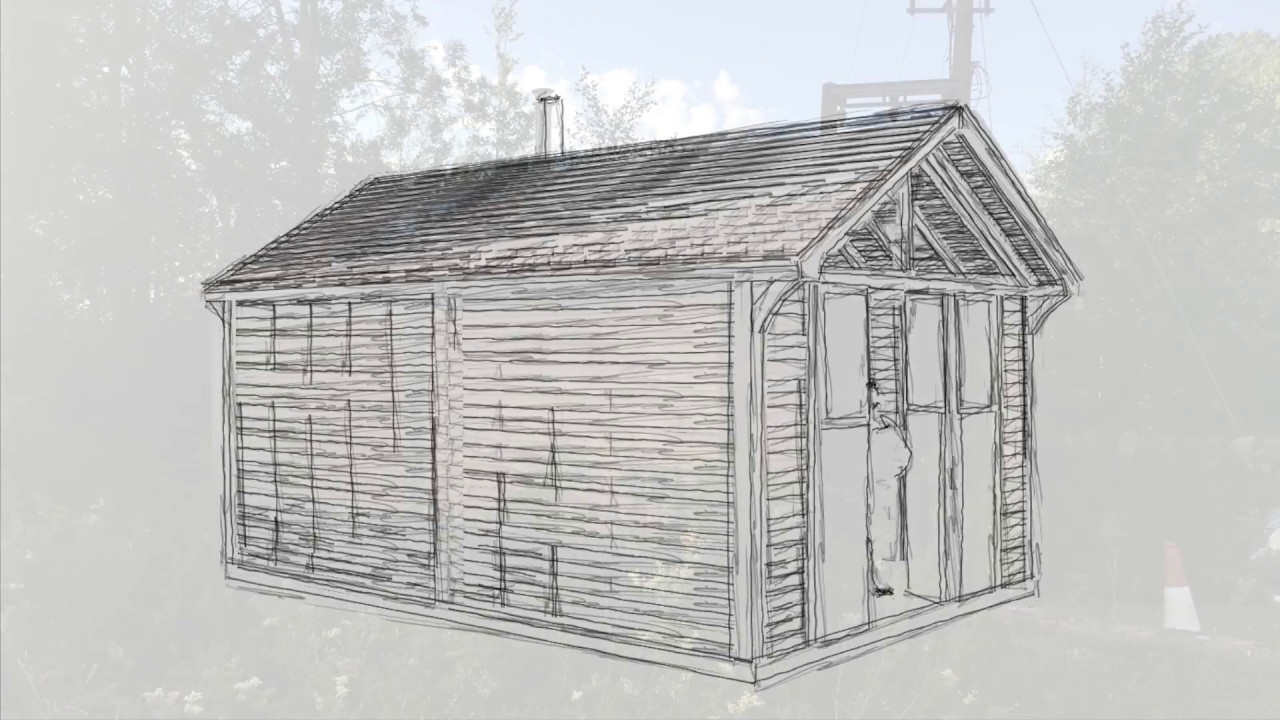 Traditional Oak Frame Garage - from sketchup to reality