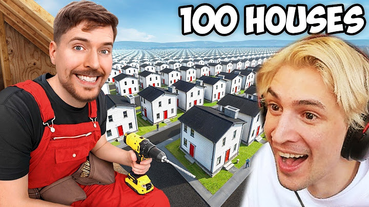 MrBeast Built 100 Homes And Gave Them Away! | xQc Reacts