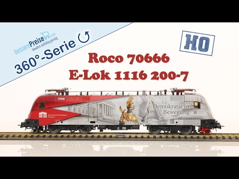 鉄道模型 ROCO 70666 1116 200 Demokratie taurus DC Roco 70666 - #Elektrolokomotive 1116 200-7 #SpurH0 Siemens