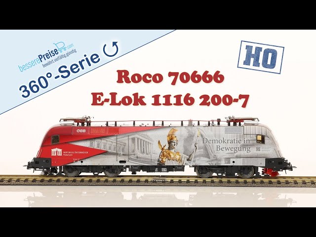 Roco 70666 - #Elektrolokomotive 1116 200-7 #SpurH0 Siemens