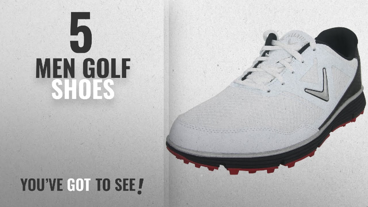 Eagle Golf Shoes [ Winter 2018 ]: Callaway Men's Balboa Vent Golf Shoe, White/Black, 10.5 D US